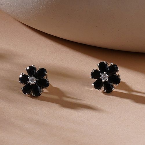 Charming Floral Stone Earrings