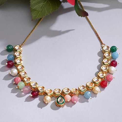 Regal Radiance Kundan Pearl Necklace