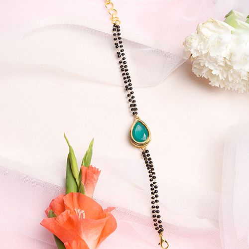 Traditional Kundan Bracelet Mangalsutra