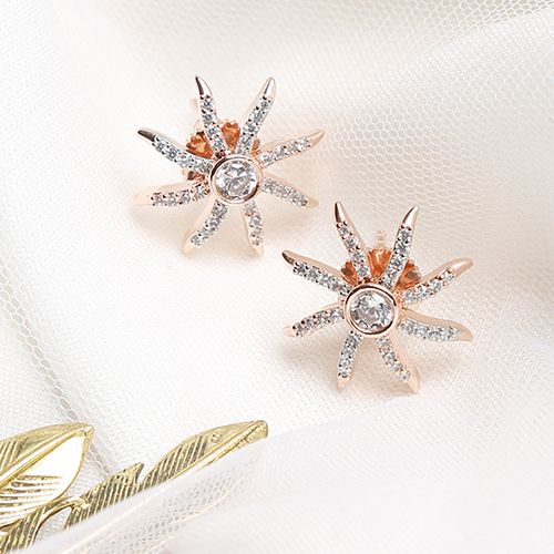 Sparkling Star Diamond Earrings