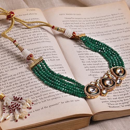 Vibrant Green Bead Delight