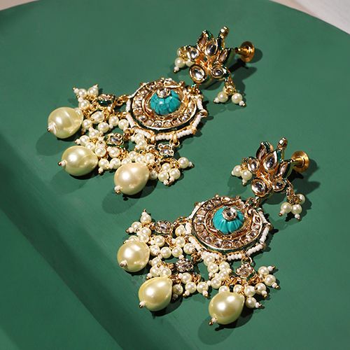 Elegant Temple Style Earrings