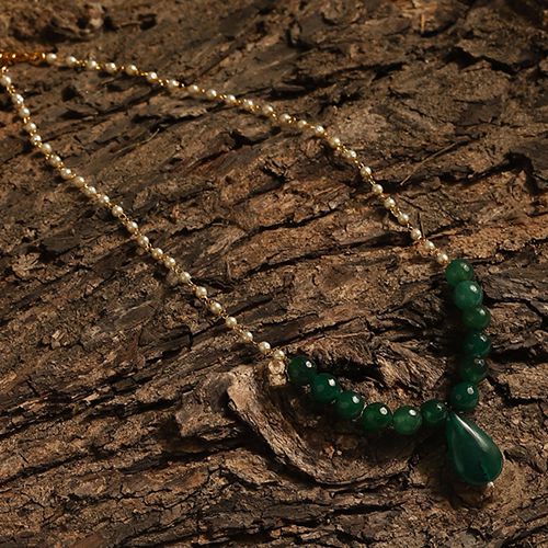 Lush Green Glamour Necklace