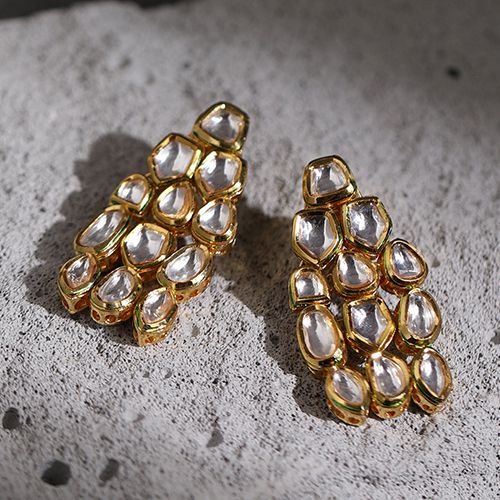 Timeless Kundan Elegance Earrings