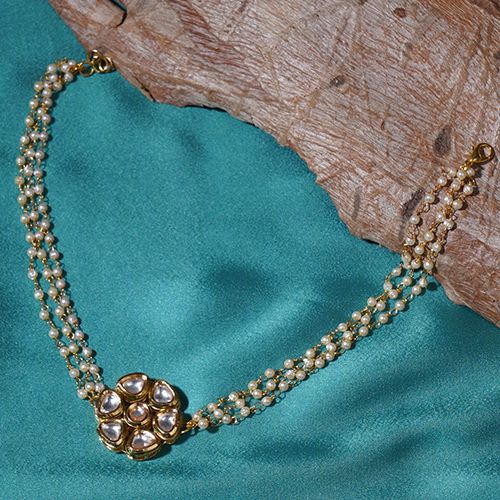 Radiant Kundan   Pearl Neckpiece