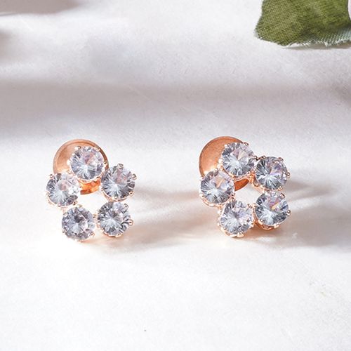 Chic Minimalist Stone Studs