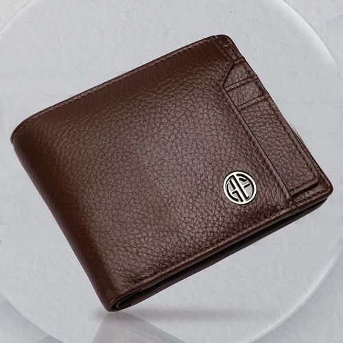 Stylish Leather RFID Protected Wallet