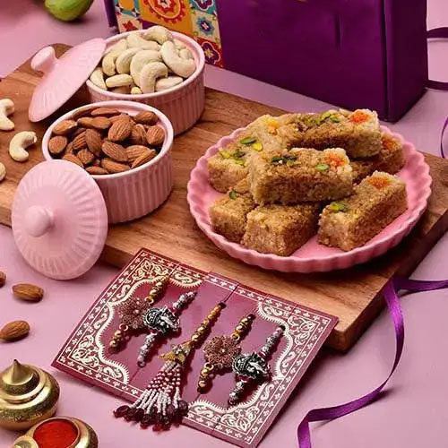 Sweet Memories: An Exquisite Rakhi Set