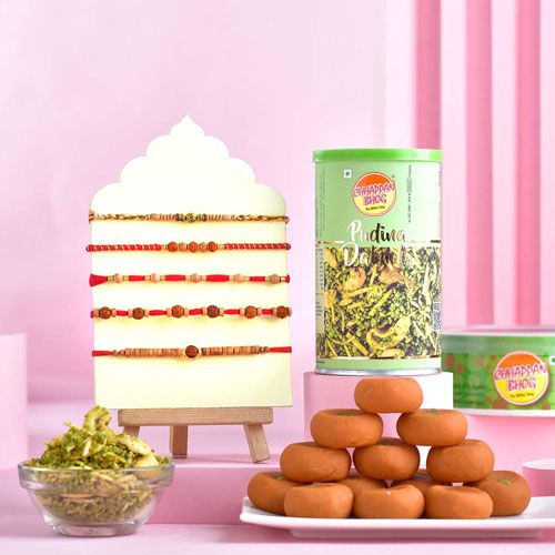 Sweet  N  Savory Rakhi Gift Set