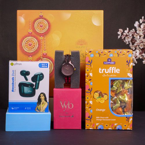 Tech  N  Treats Rakhi Bundle