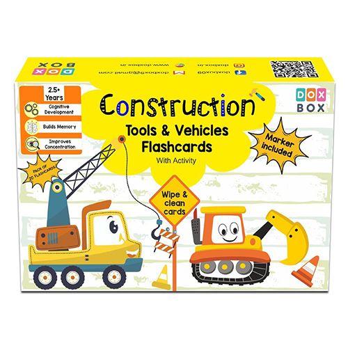 20 Construction Flashcards with Activities